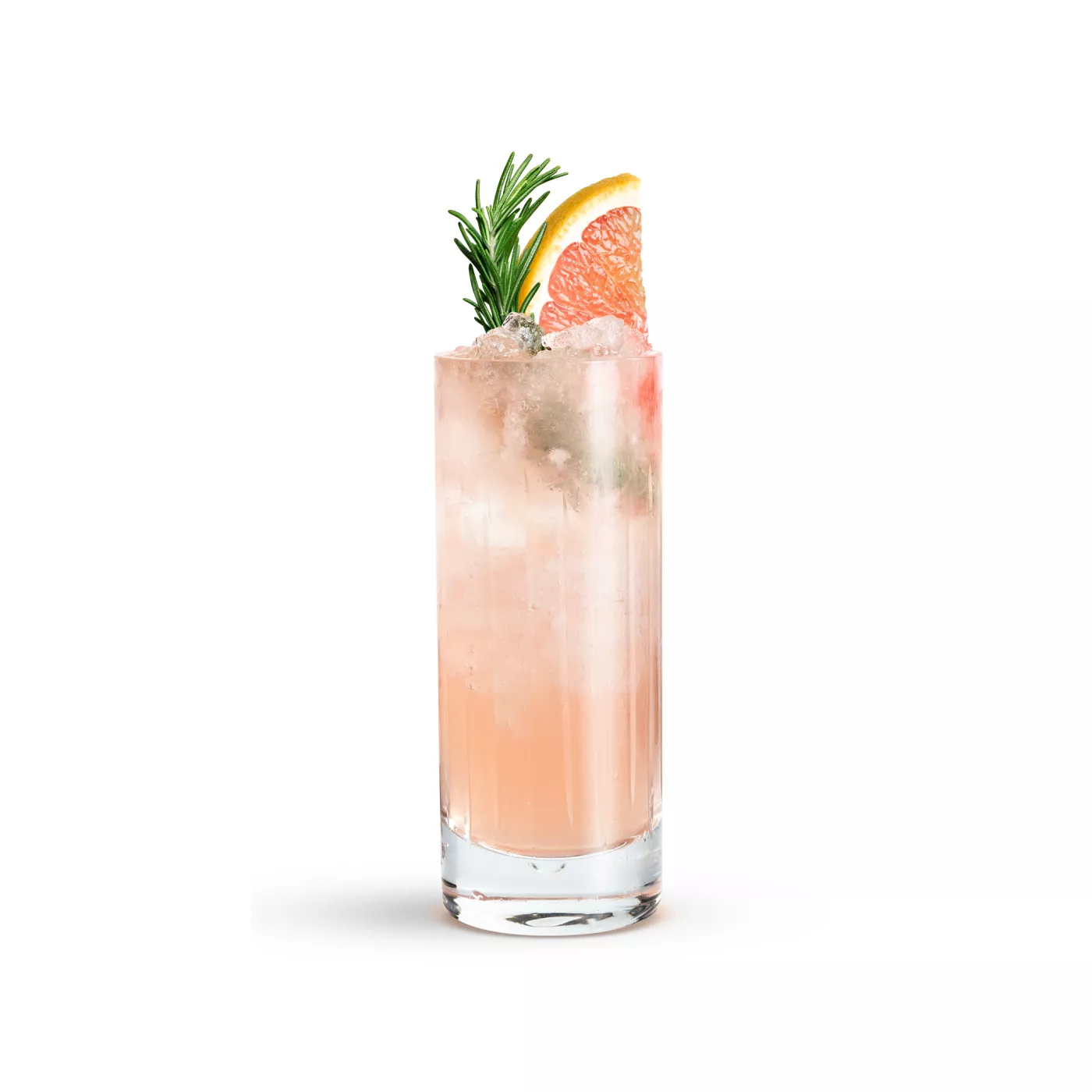 Image of glass filled with Paloma Pitcher Cocktail